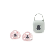 Pack 2 chupetes Bear Rosa (bajo encargo)-1