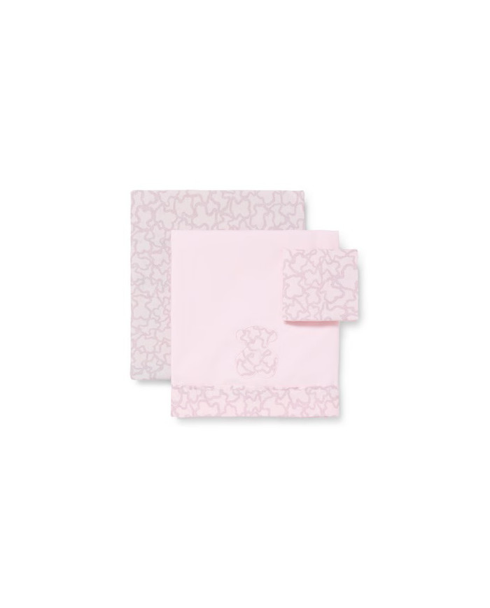 Juego de sabanas cuna Kaos Rosa