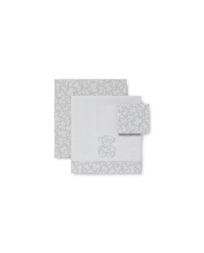 Juego de sabanas cuna Kaos Gris