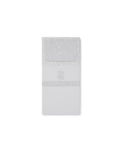 Juego de sabanas cuna Kaos Gris