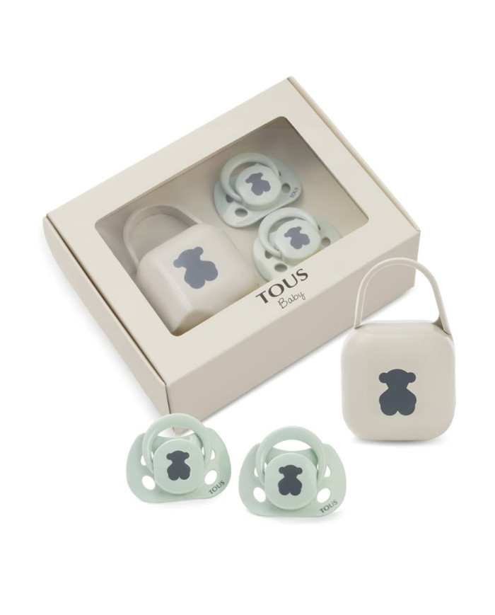 Pack 2 chupetes verde Tous