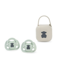 Pack 2 chupetes verde Tous