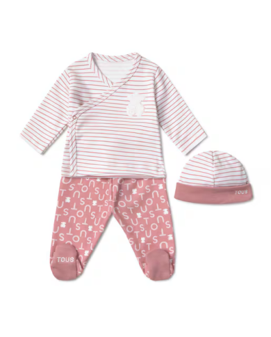 Conjunto de bebé de recién nacido Soft rosa