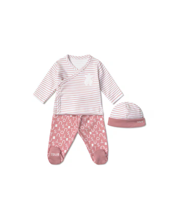 Conjunto de bebé de recién nacido Soft rosa