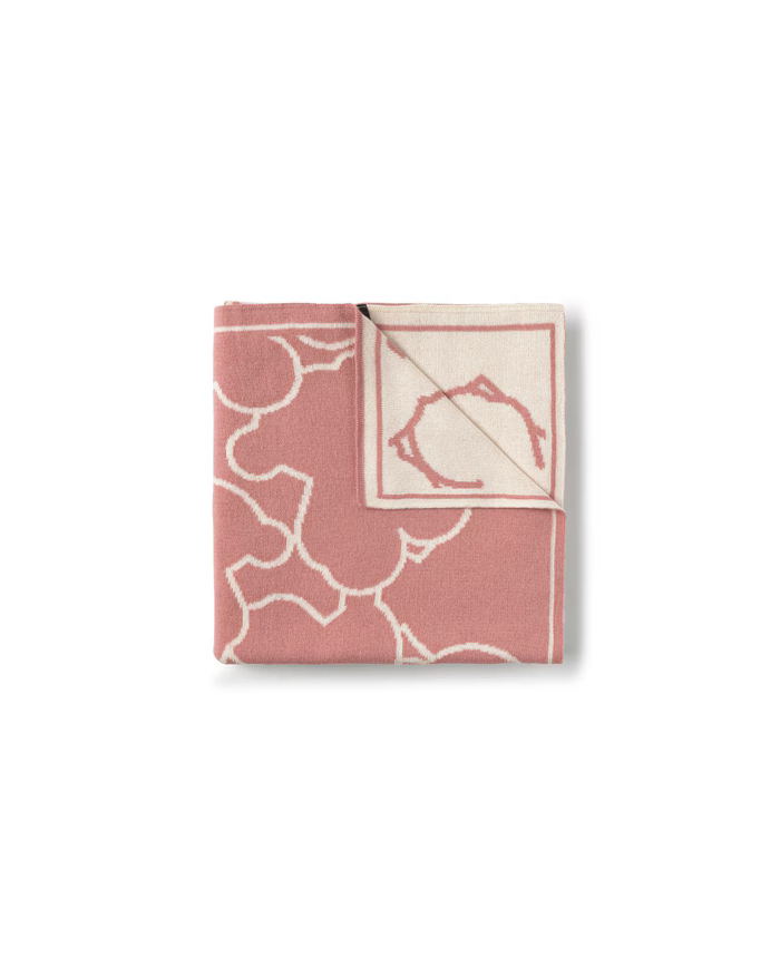Manta de bebé reversible Nilo rosa