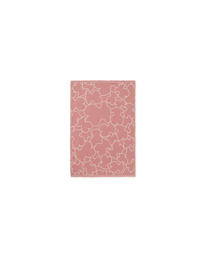 Manta de bebé reversible Nilo rosa