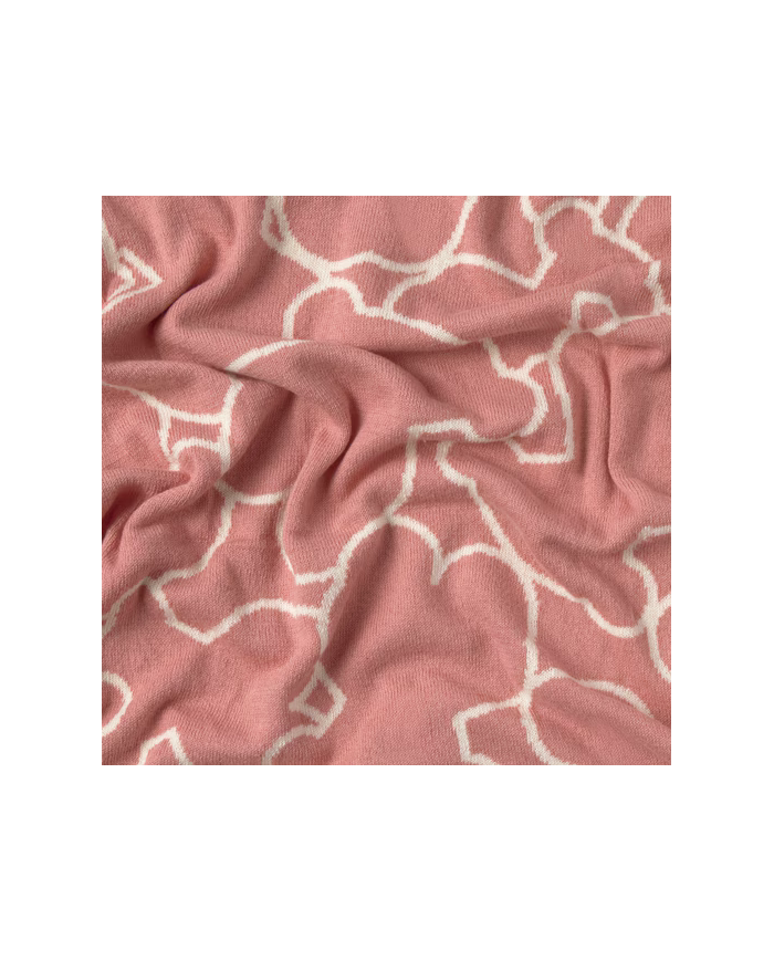 Manta de bebé reversible Nilo rosa