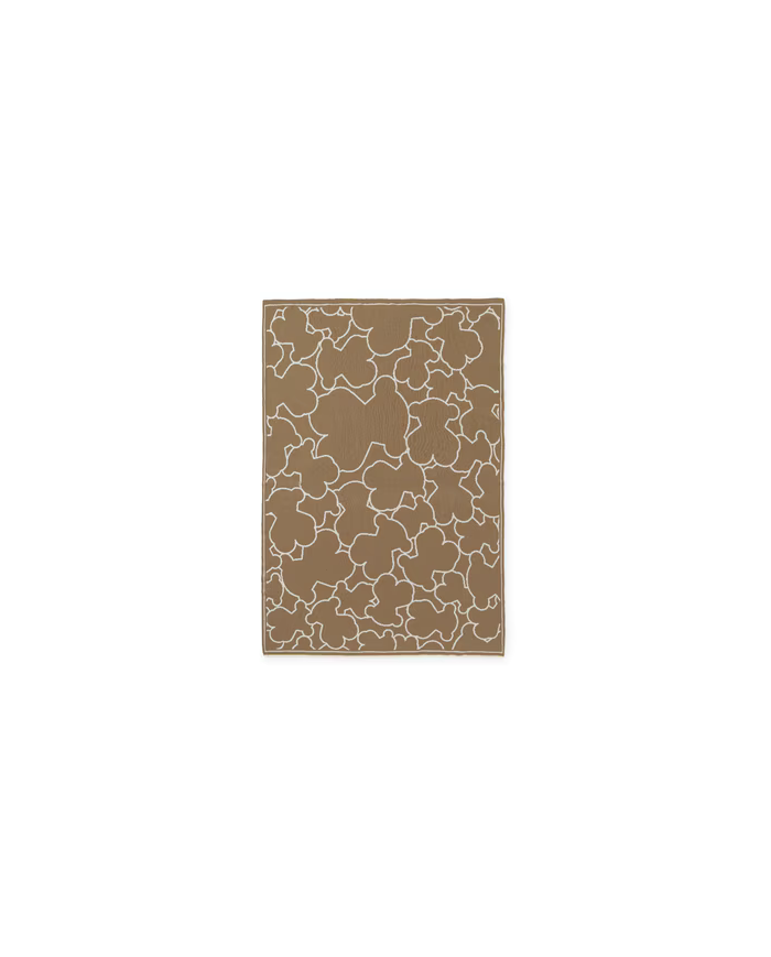 Manta de bebé reversible Nilo beige