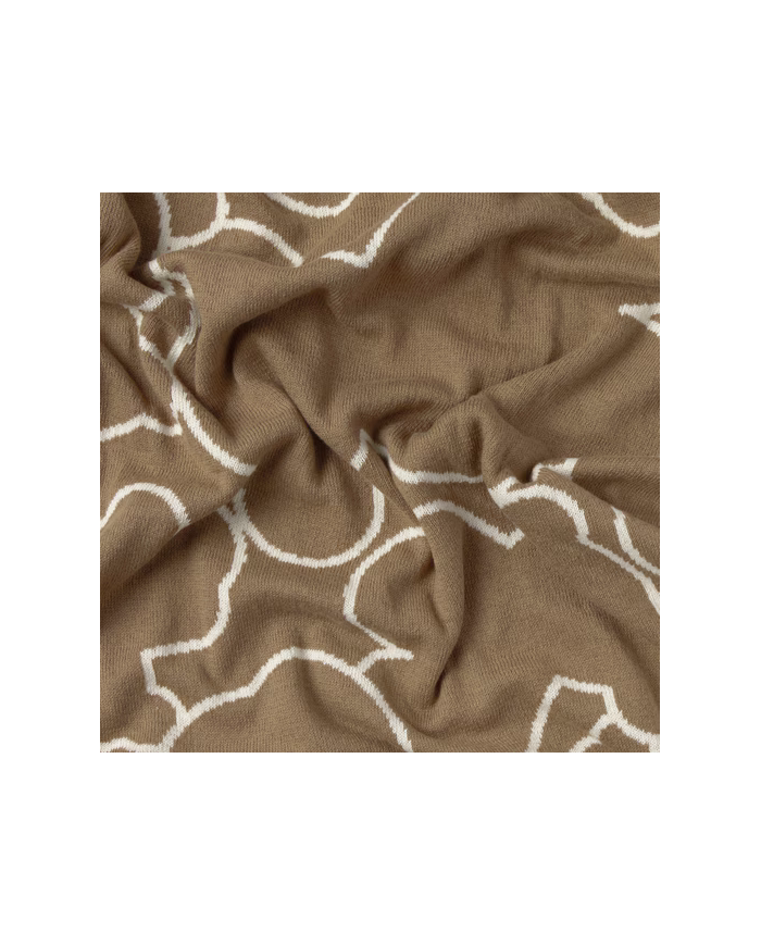 Manta de bebé reversible Nilo beige