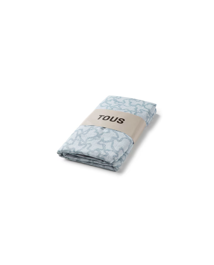 Muselina grande Kaos Azul Celeste