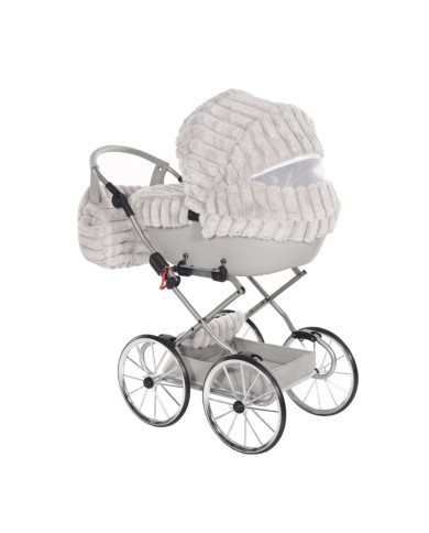 Carrito de muñecas Muffy Gris Claro – Junama Carrito de muñecas Muffy Gris Claro – Junama