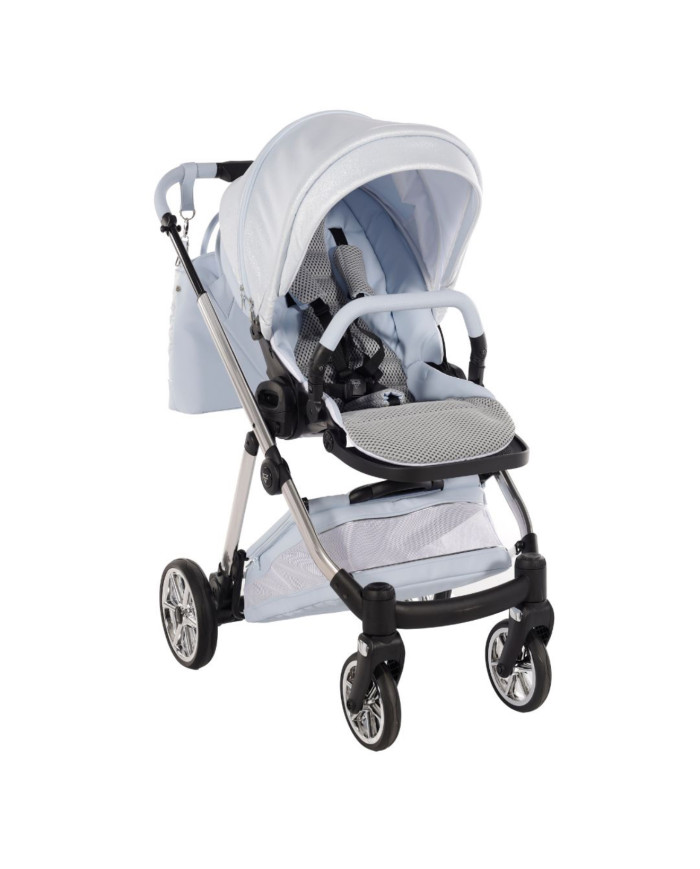 Junama Elegante Lamé Azul