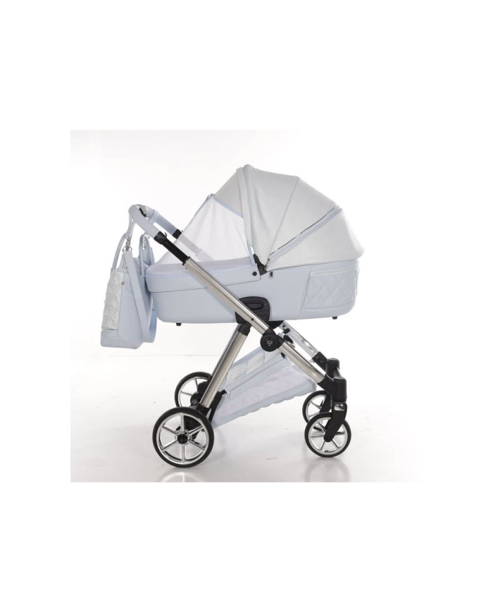 Junama Elegante Lamé Azul