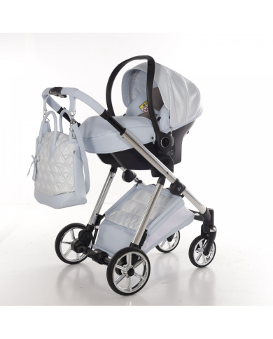 Junama Elegante Lamé Azul