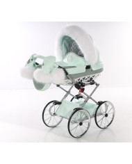 Carrito de muñecas Junama Hand Craft Glitter Rosa