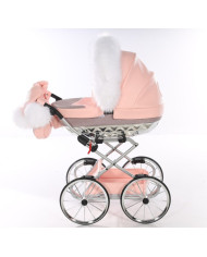 Carrito de muñecas Junama Hand Craft Glitter Rosa