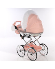 Carrito de muñecas Junama Hand Craft Glitter Rosa