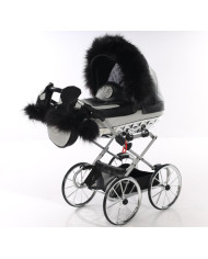 Carrito de muñecas Junama Hand Craft Glitter Blanco