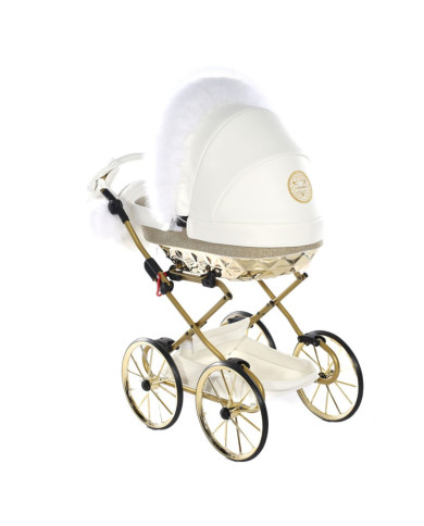 Carrito de muñecas Junama Hand Craft Glitter Blanco