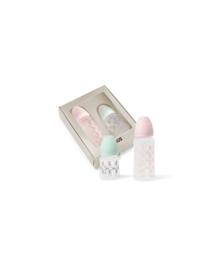 PACK 2 BIBERONES DE BEBÉ SQUARE ROSA