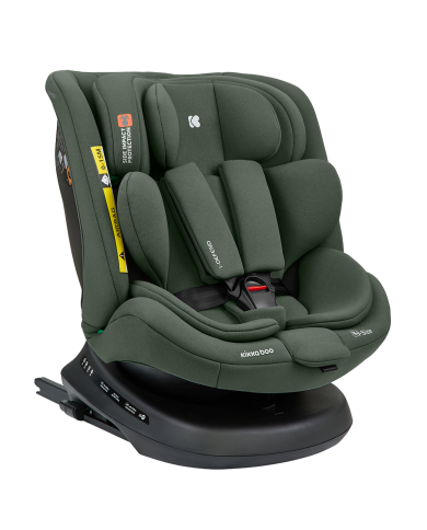 Silla de coche 40-150 cm i-Defend i-SIZE Verde Militar