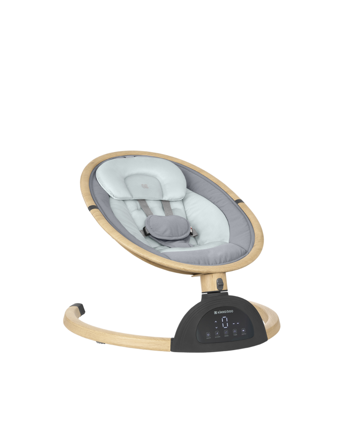 Columpio eléctrico de lado a lado Ashlee Gris Claro 2025