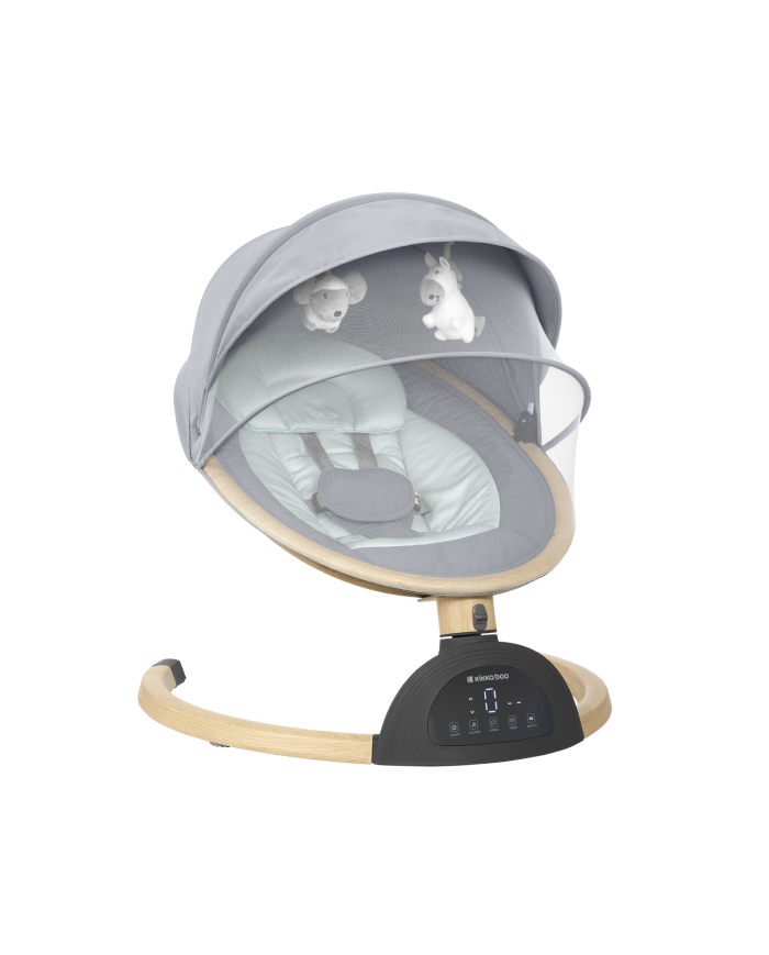 Columpio eléctrico de lado a lado Ashlee Gris Claro 2025