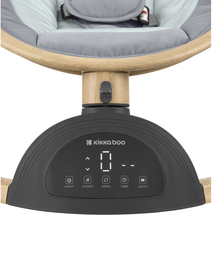 Columpio eléctrico de lado a lado Ashlee Gris Claro 2025