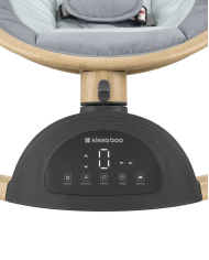 Columpio eléctrico de lado a lado Ashlee Gris Claro 2025