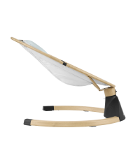 Columpio eléctrico de lado a lado Ashlee Gris Claro 2025