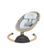 Columpio eléctrico de lado a lado Ashlee Gris Claro 2025