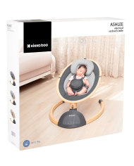 Columpio eléctrico de lado a lado Ashlee Gris Claro 2025