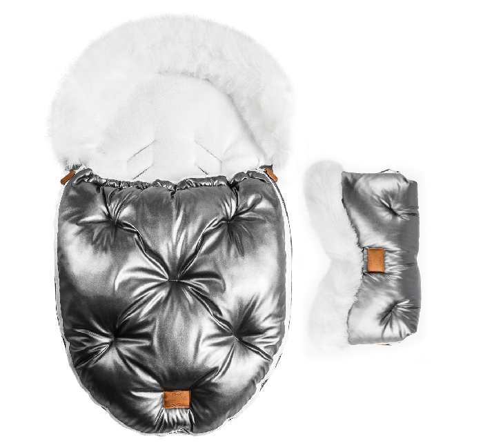 Saco plata y blanco (bajo encargo)